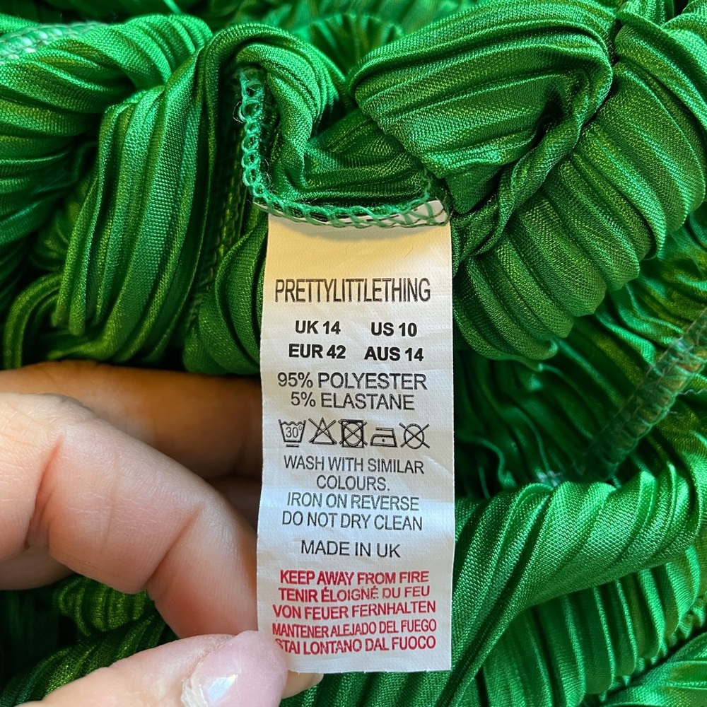 Green long jumpsuit